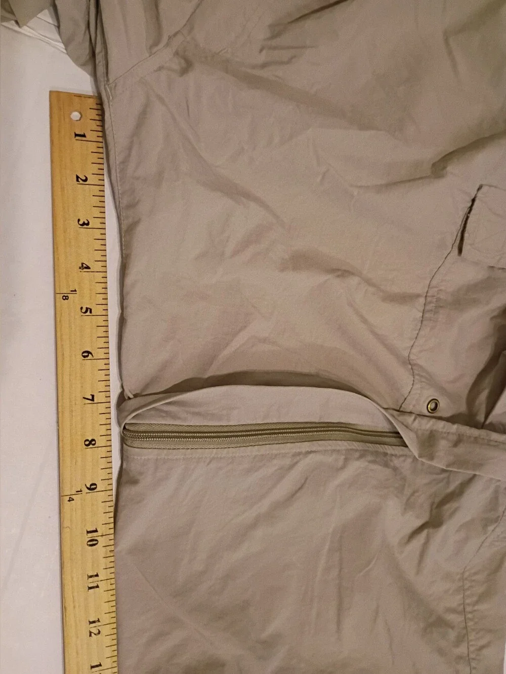 REI Men's Zip-Off Cargo Pants in Light Khaki Sz XL
